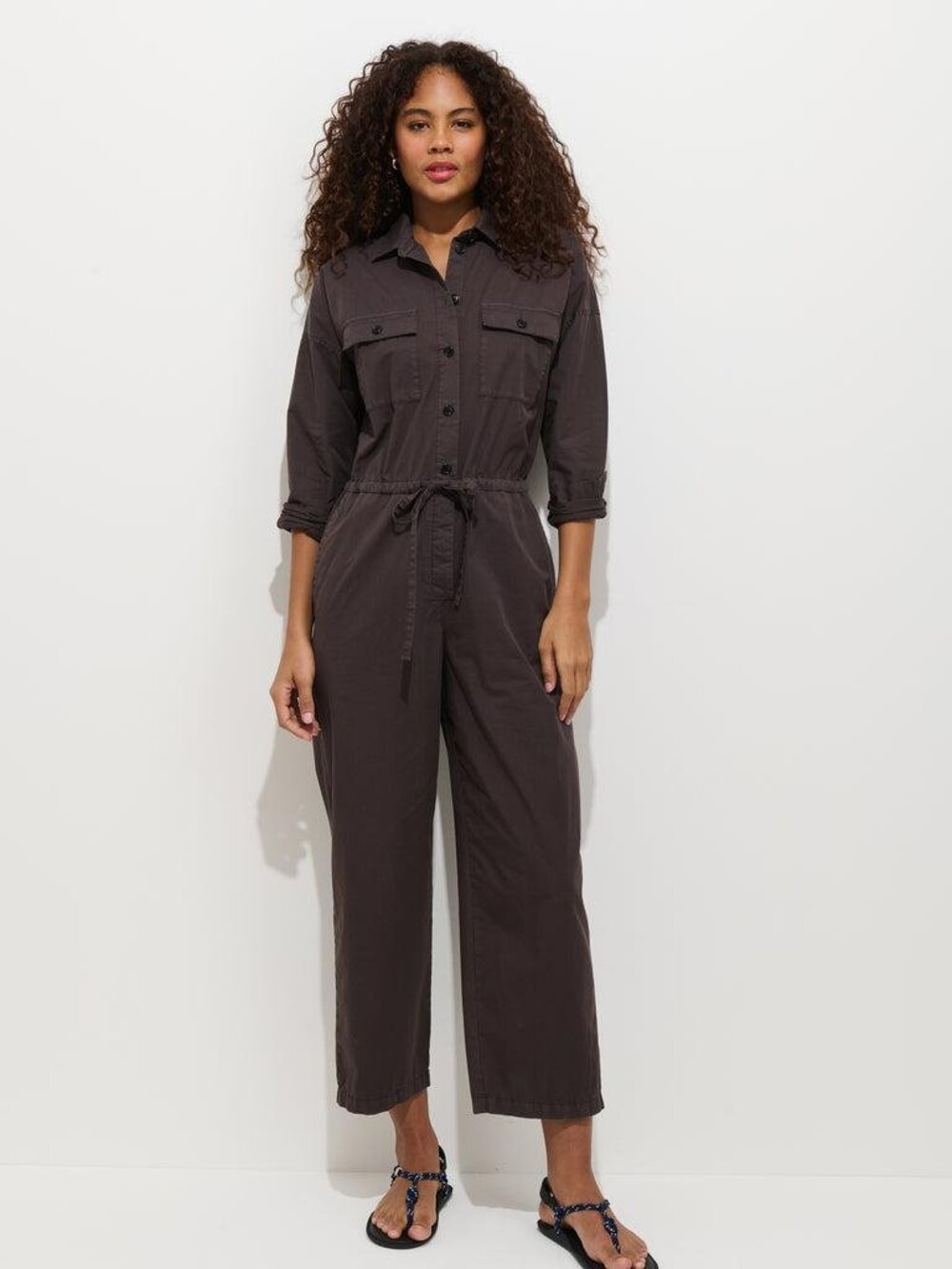 Alex Mill Standard Jumpsuit Washed Black Utility Size S